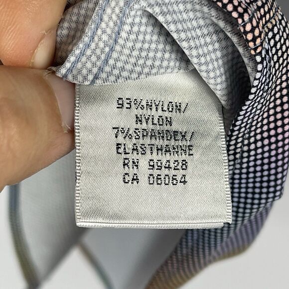 BUGATCHI Men's Shaped Fit Geometric Iris Rainbow Print Long Sleeve Shirt 2XL - Picture 4 of 8